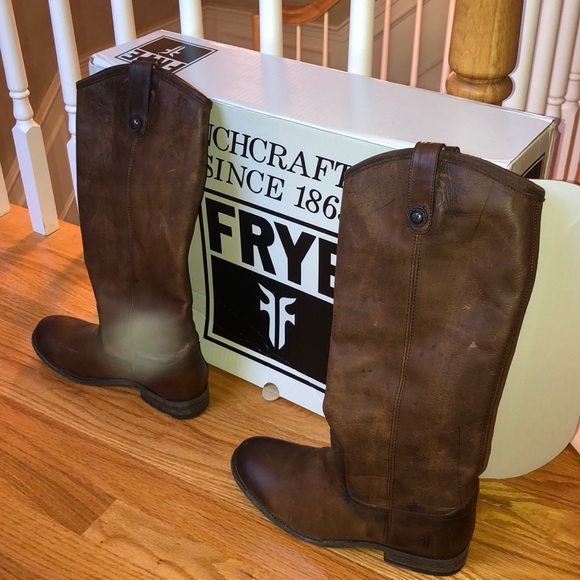 Frye Melissa Button Lug Tall Boot - Free Shipping | DSW Frye Melissa Button Boot size 8